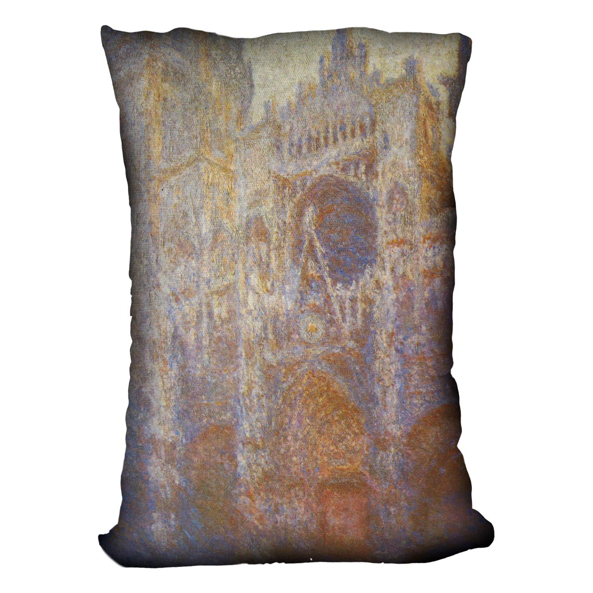 The Rouen Cathedral West facade by Monet Cushion