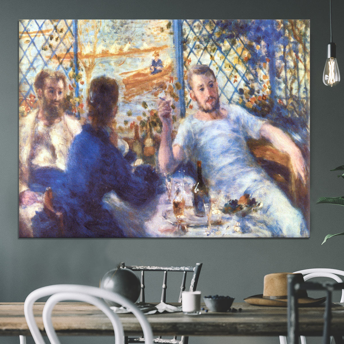 The Rowers Lunch by Renoir Canvas Print or Poster - Canvas Art Rocks - 3