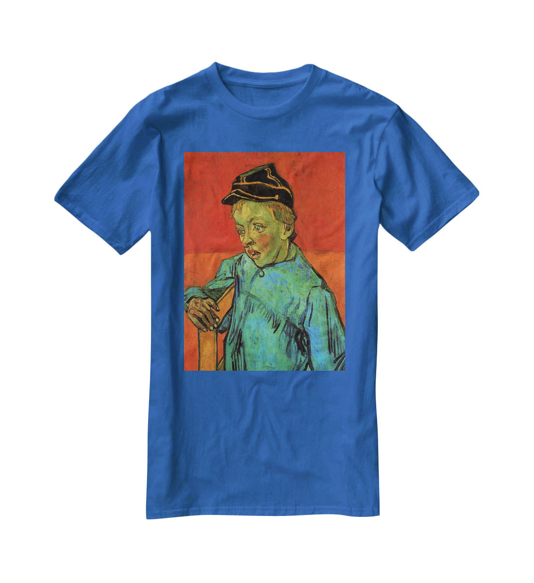 The Schoolboy Camille Roulin by Van Gogh T-Shirt - Canvas Art Rocks - 2
