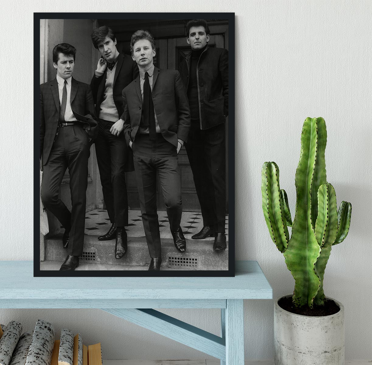 The Searchers in a doorway Framed Print - Canvas Art Rocks - 2