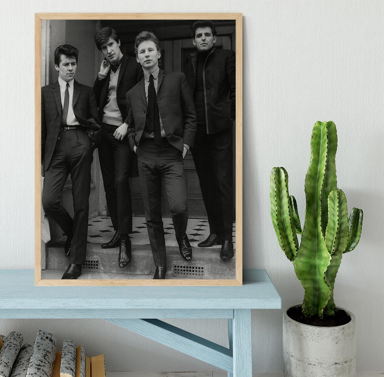The Searchers in a doorway Framed Print - Canvas Art Rocks - 4