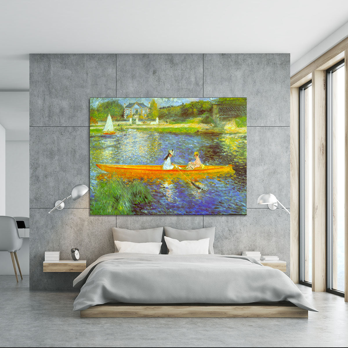 The Seine by Renoir Canvas Print or Poster - Canvas Art Rocks - 5