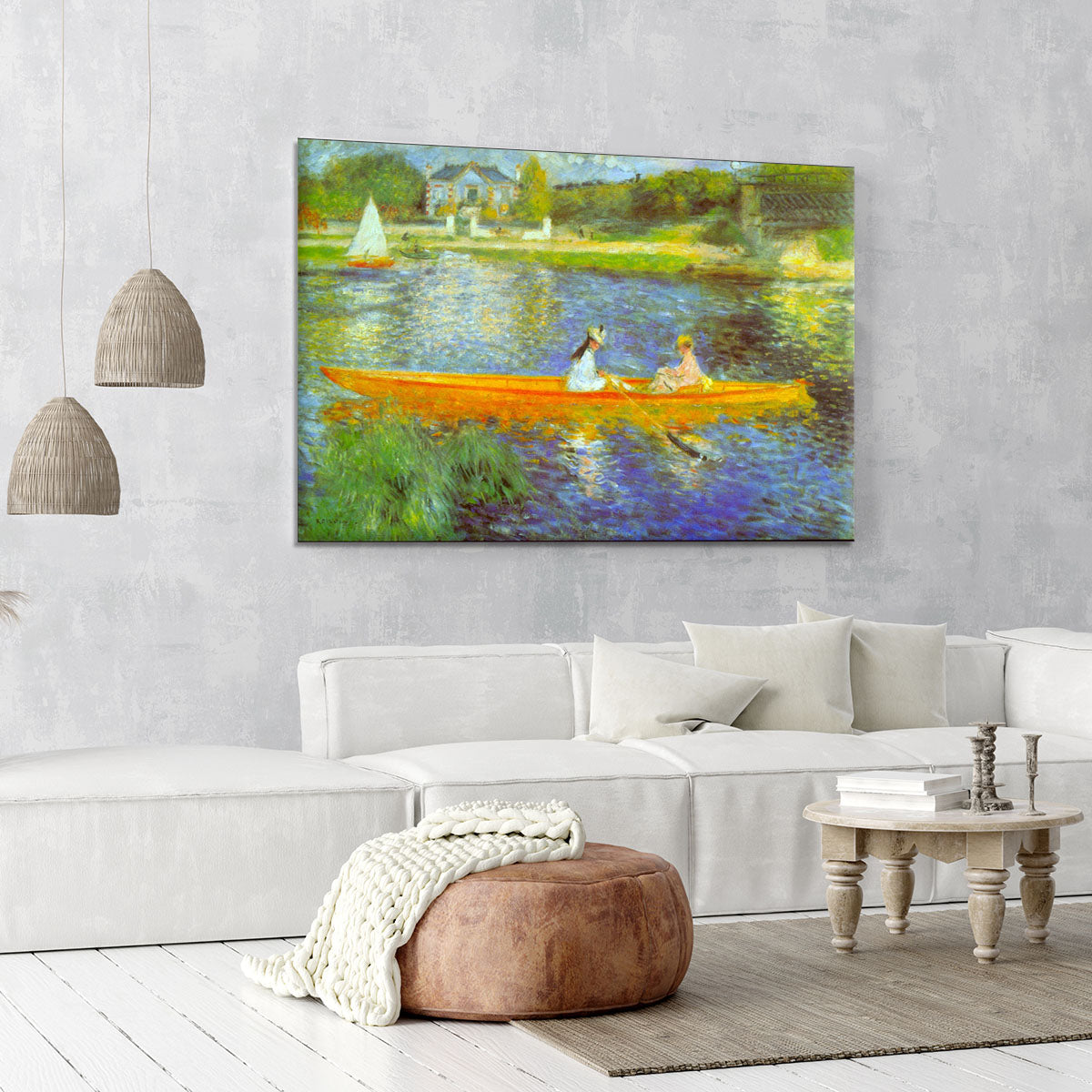 The Seine by Renoir Canvas Print or Poster - Canvas Art Rocks - 6