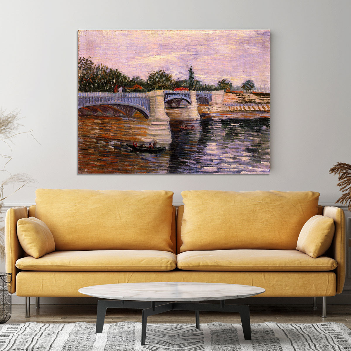 The Seine with the Pont del Grande Jette by Van Gogh Canvas Print or Poster - Canvas Art Rocks - 4