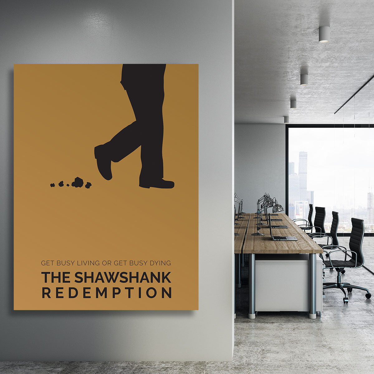 The Shawshank Redemption Minimal Movie Canvas Print or Poster - Canvas Art Rocks - 3