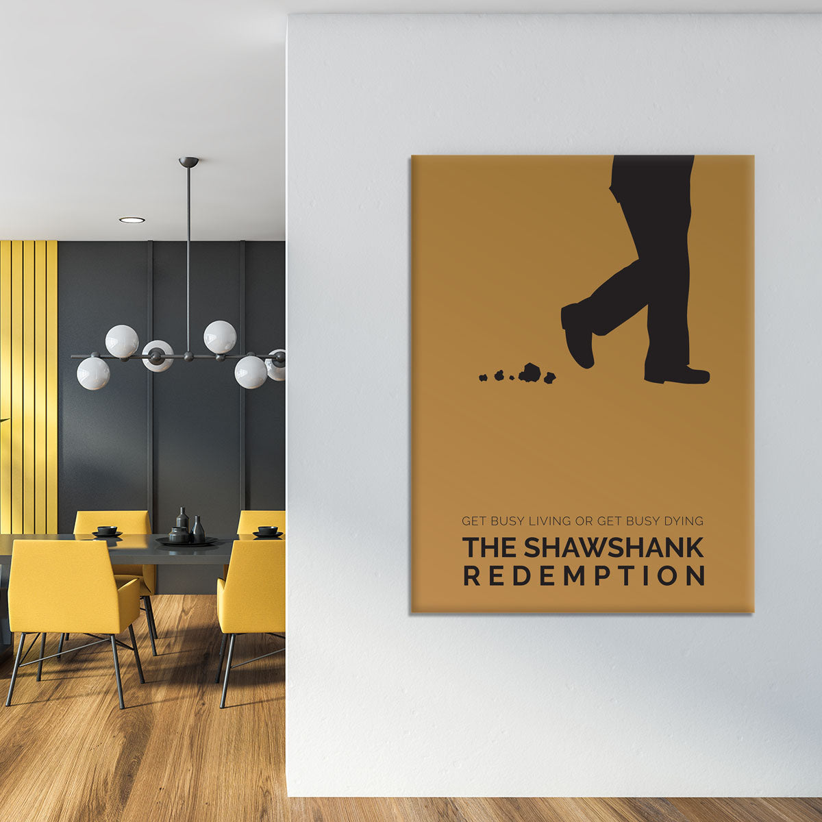 The Shawshank Redemption Minimal Movie Canvas Print or Poster - Canvas Art Rocks - 4