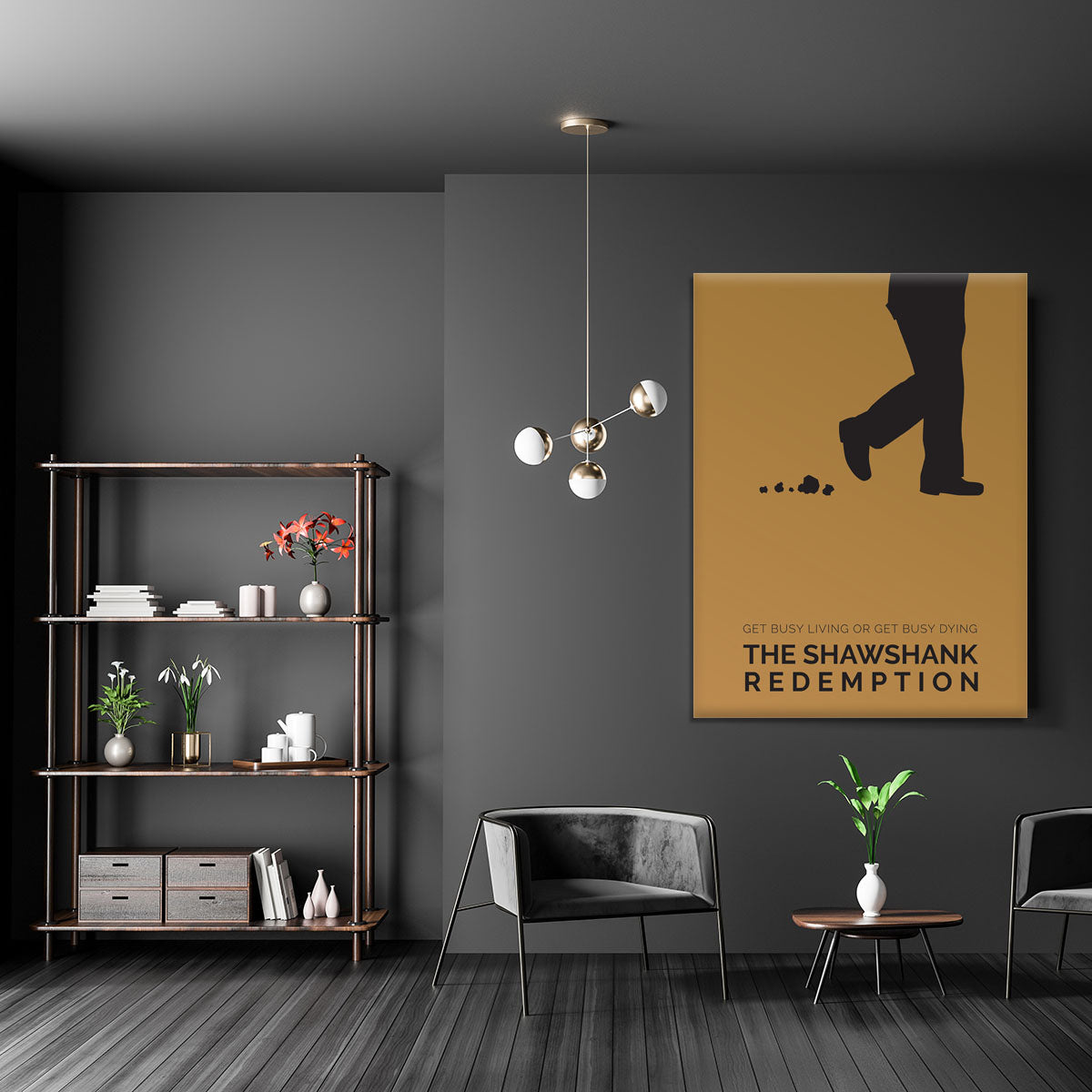 The Shawshank Redemption Minimal Movie Canvas Print or Poster - Canvas Art Rocks - 5