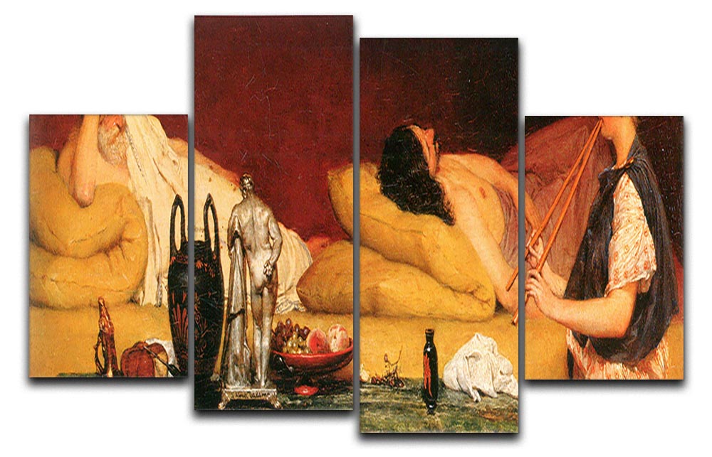 The Siesta by Alma Tadema 4 Split Panel Canvas - Canvas Art Rocks - 1