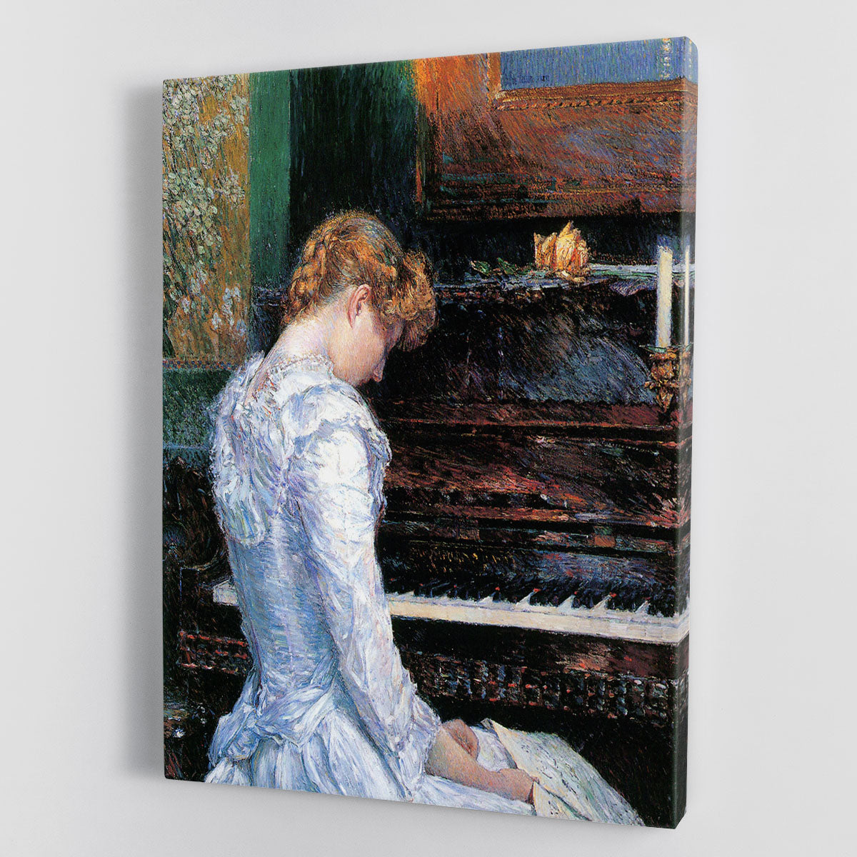 The Sonata by Hassam Canvas Print or Poster - Canvas Art Rocks - 1