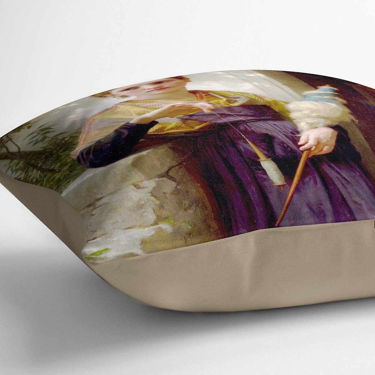 The Spinne By Bouguereau Cushion