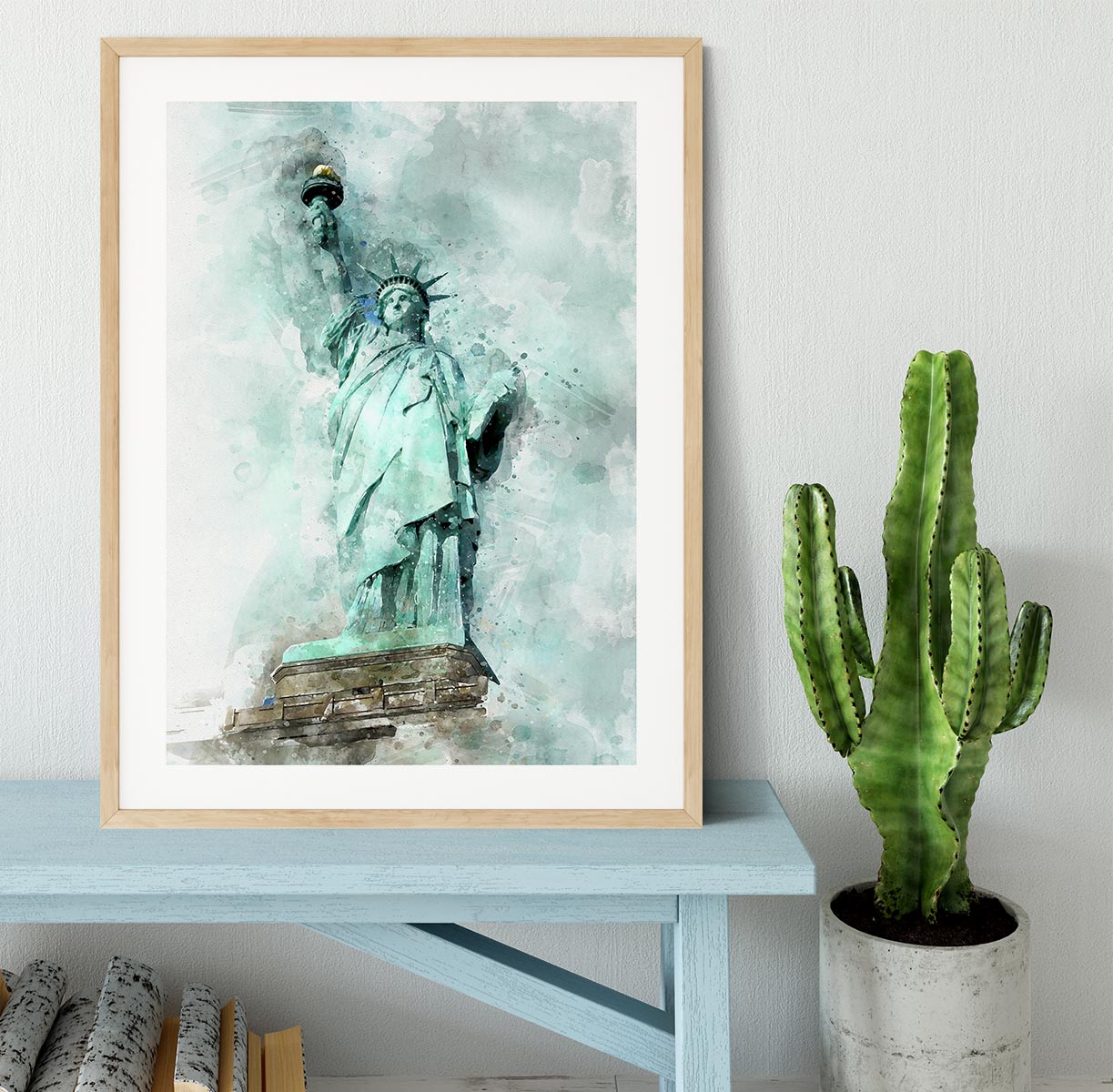 The Statue of Liberty Framed Print - Canvas Art Rocks - 3