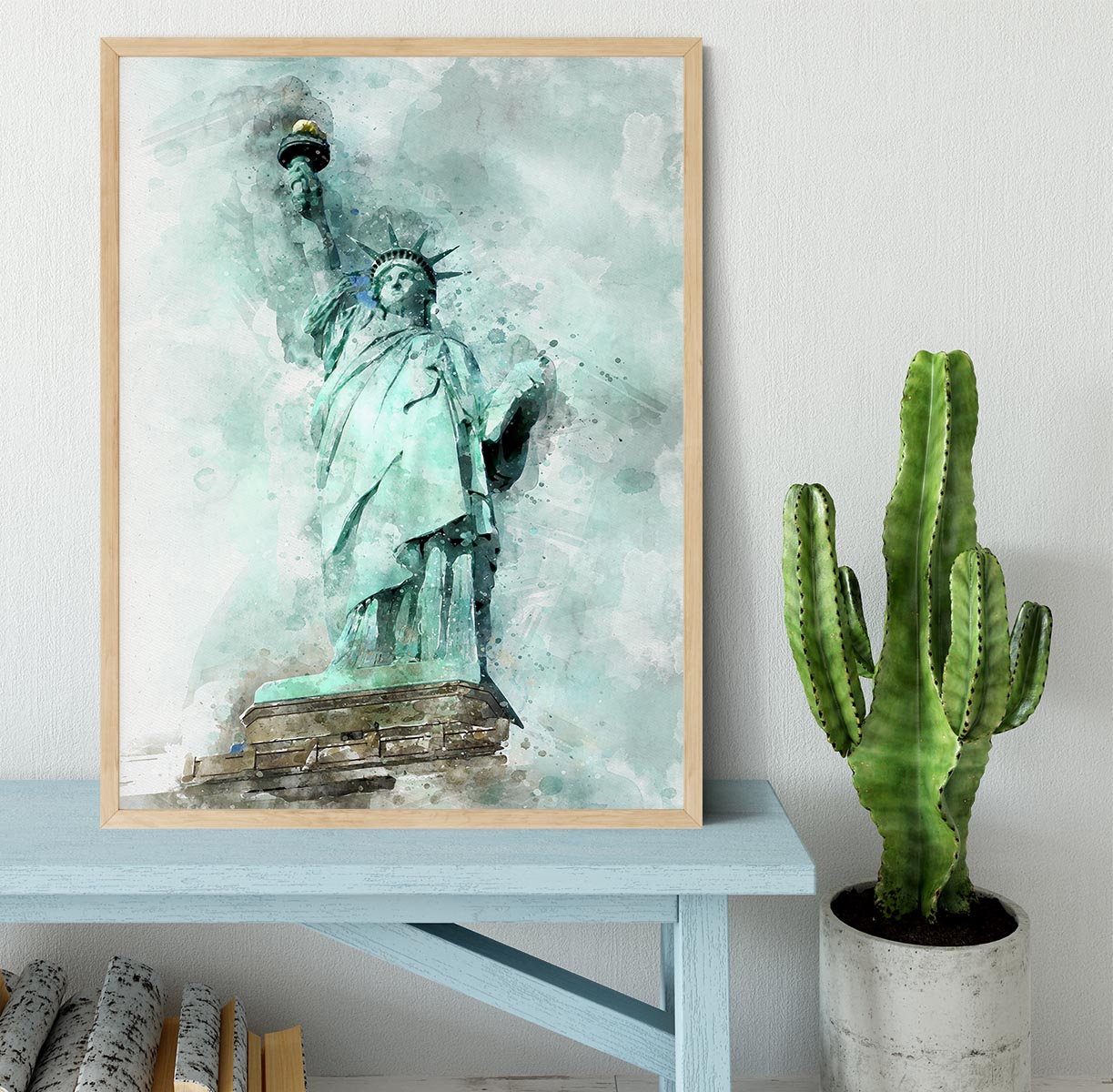 The Statue of Liberty Framed Print - Canvas Art Rocks - 4