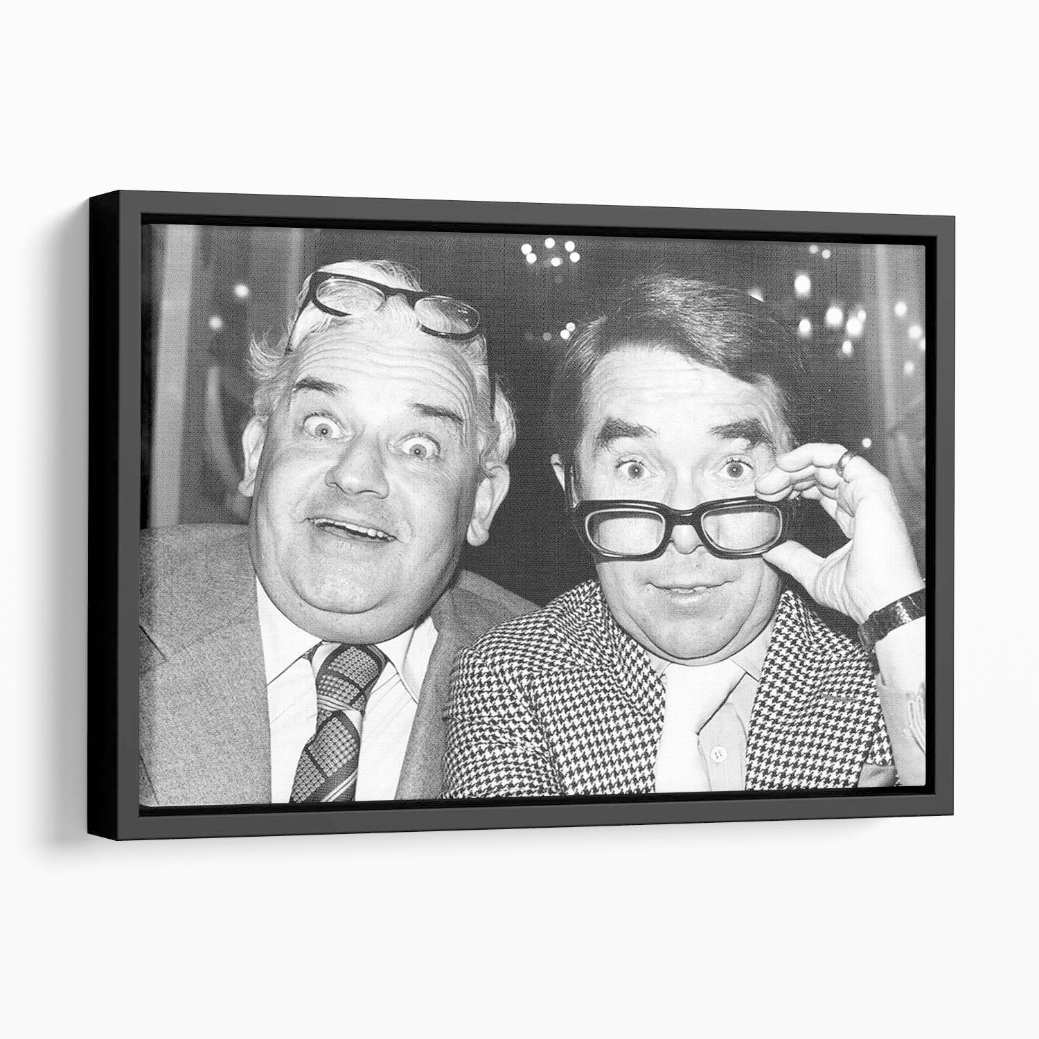 The Two Ronnies Floating Framed Canvas