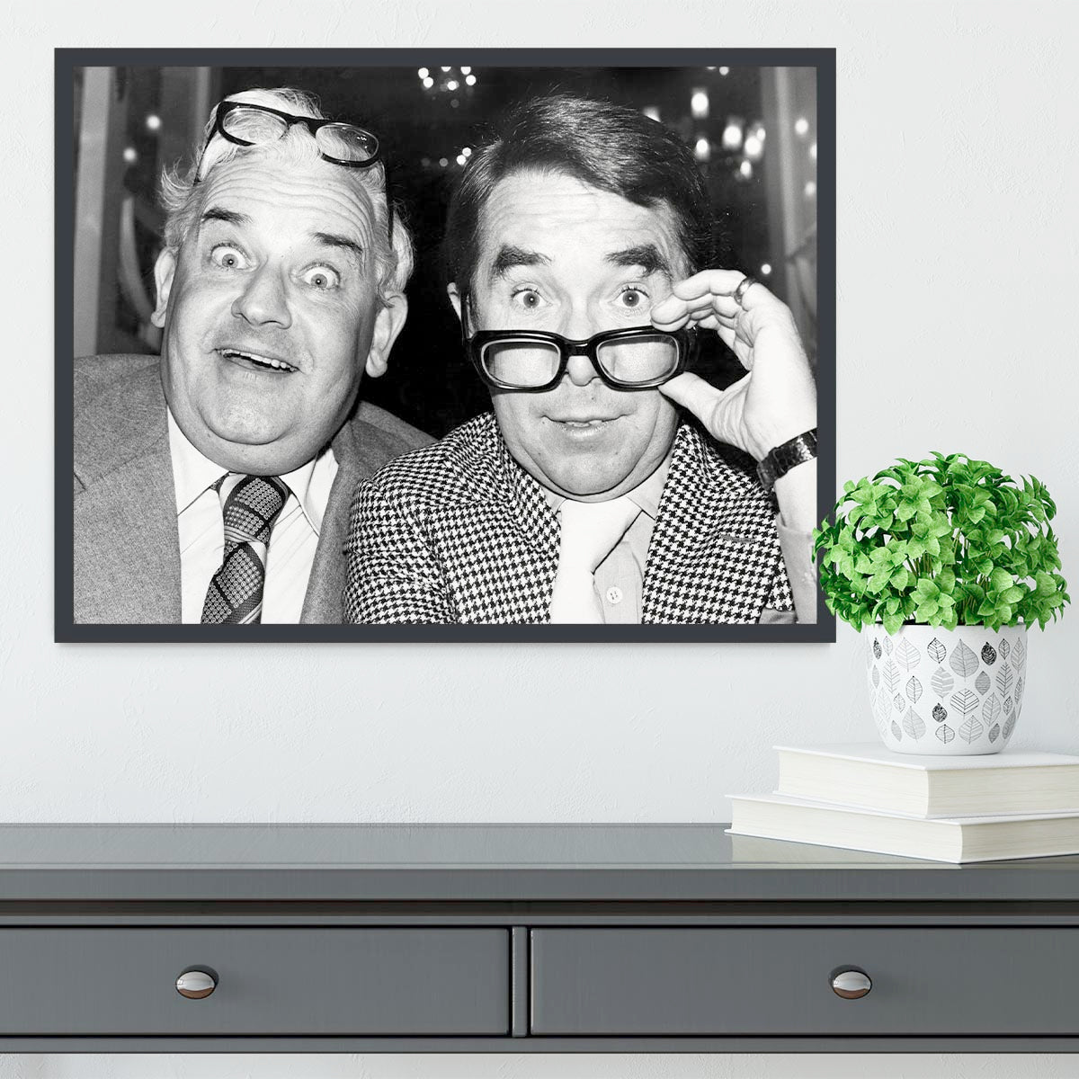 The Two Ronnies Framed Print - Canvas Art Rocks - 2