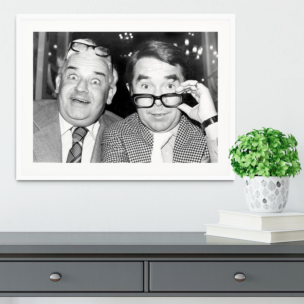 The Two Ronnies Framed Print - Canvas Art Rocks - 5