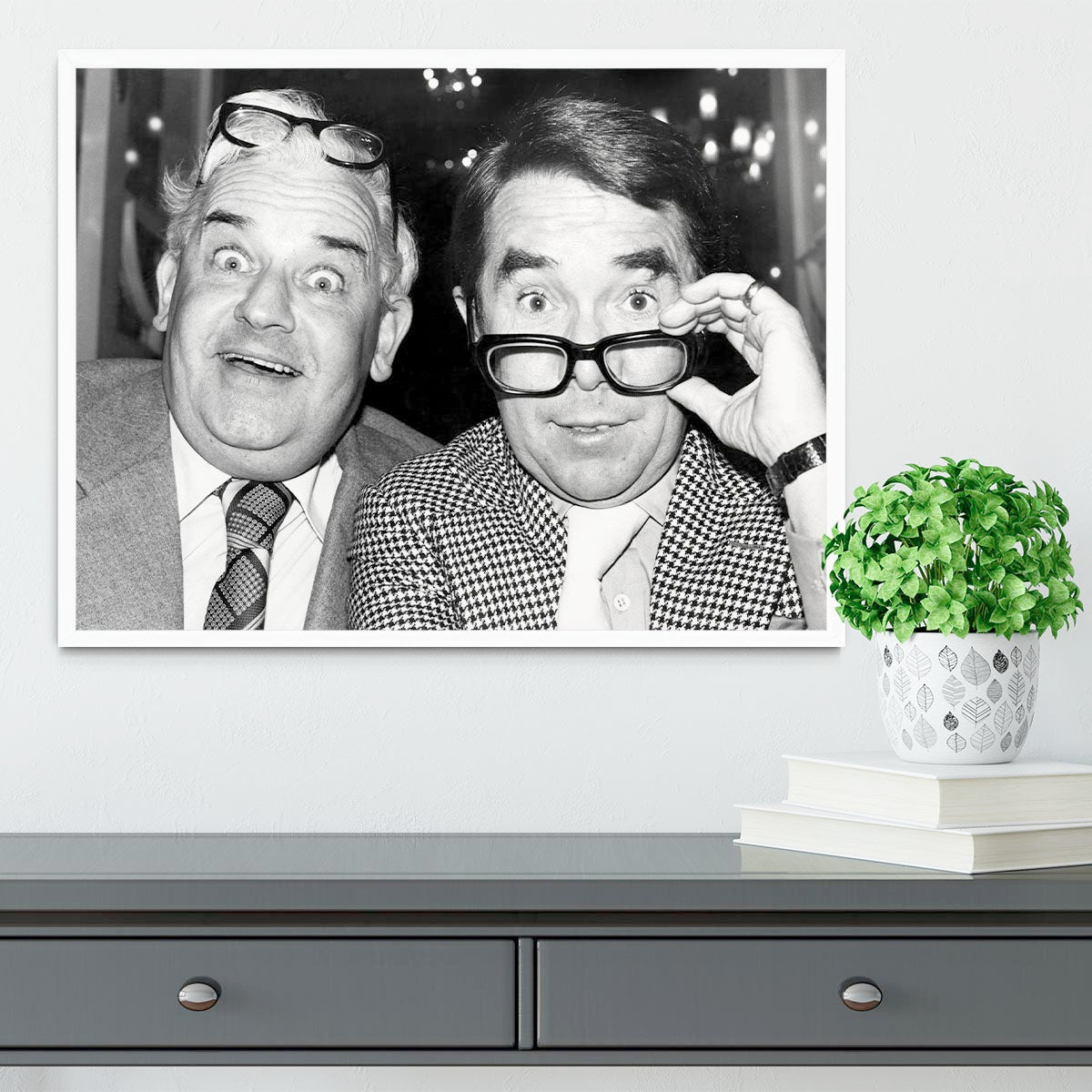 The Two Ronnies Framed Print - Canvas Art Rocks -6