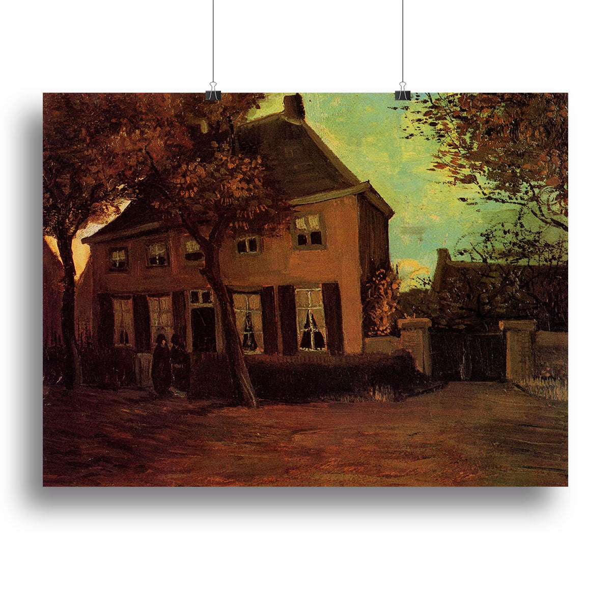 The Vicarage at Nuenen by Van Gogh Canvas Print or Poster - Canvas Art Rocks - 2