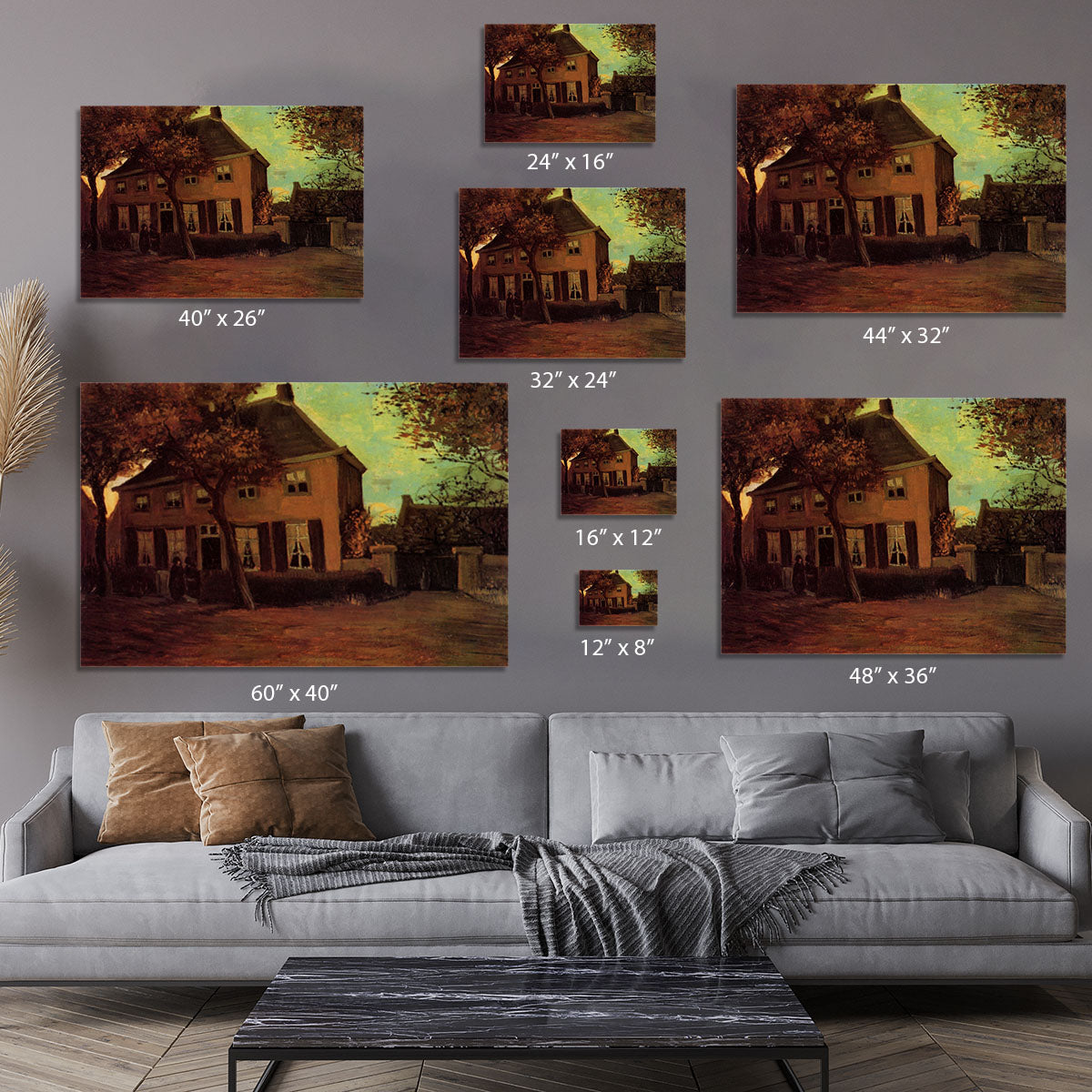 The Vicarage at Nuenen by Van Gogh Canvas Print or Poster - Canvas Art Rocks - 7