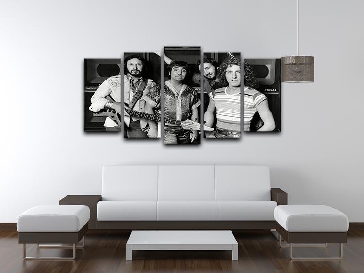 The Who 1977 5 Split Panel Canvas - Canvas Art Rocks - 3