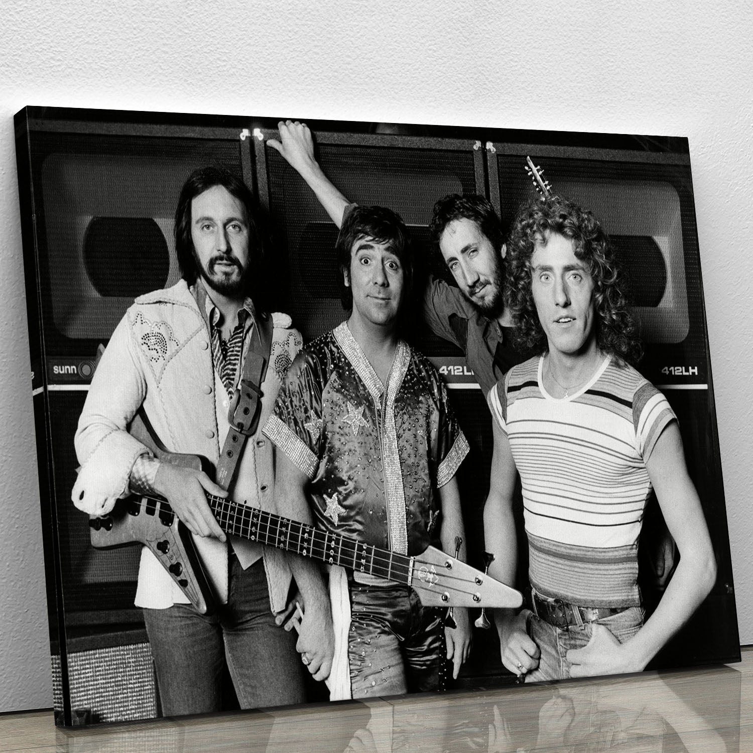 The Who 1977 Canvas Print or Poster - Canvas Art Rocks - 1