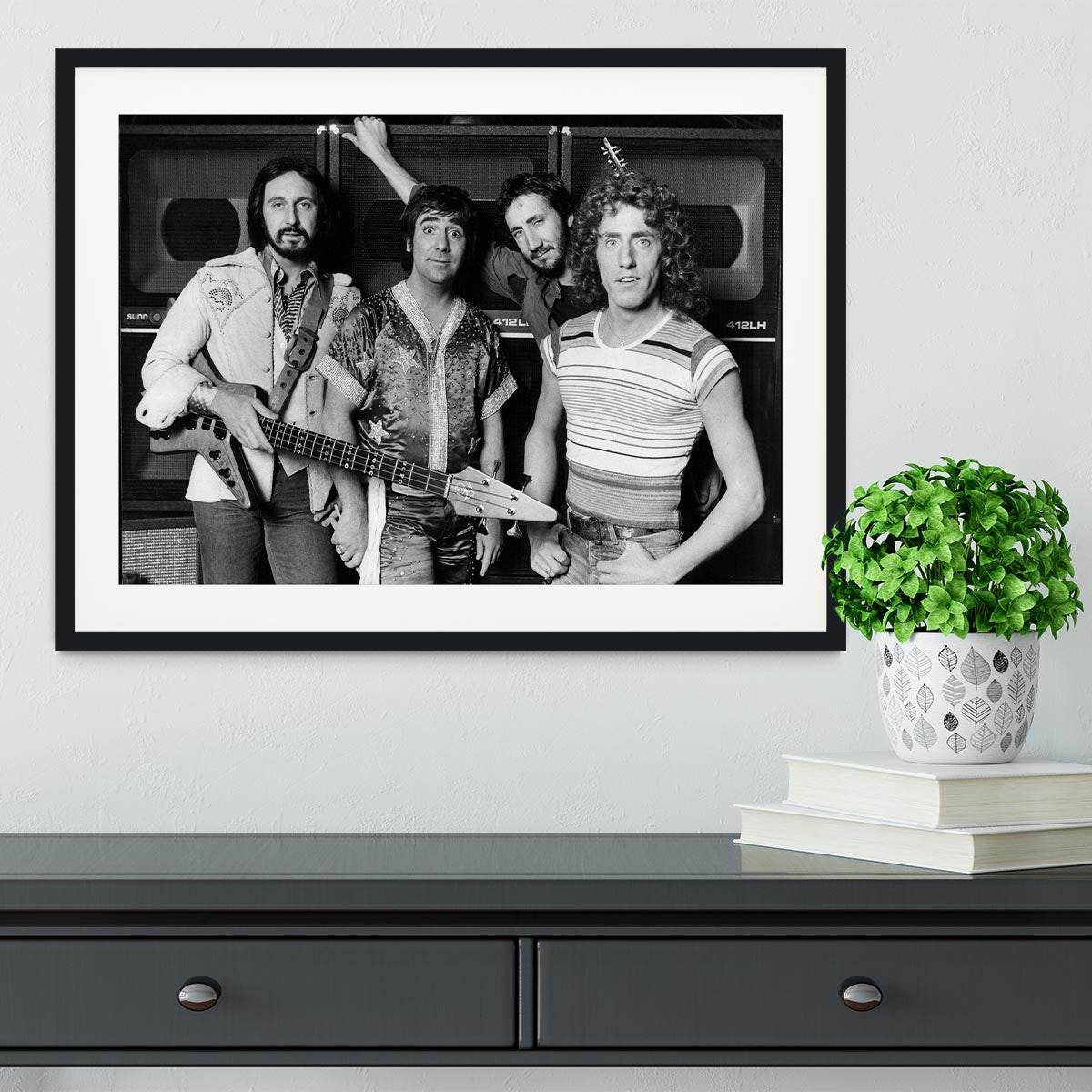The Who 1977 Framed Print - Canvas Art Rocks - 1