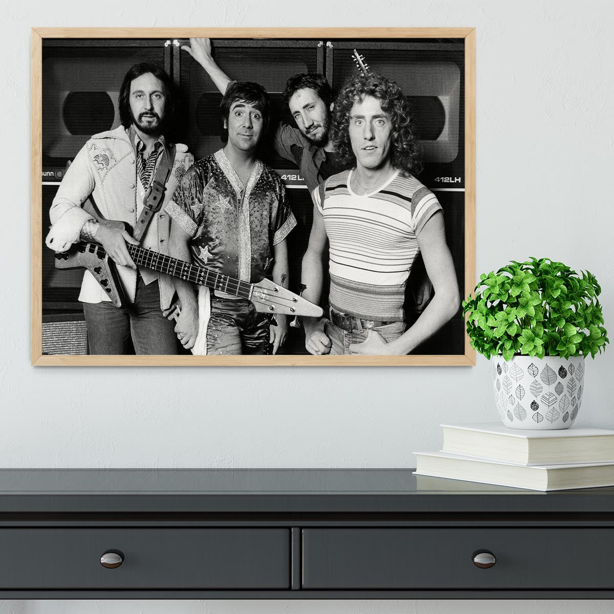The Who 1977 Framed Print - Canvas Art Rocks - 4