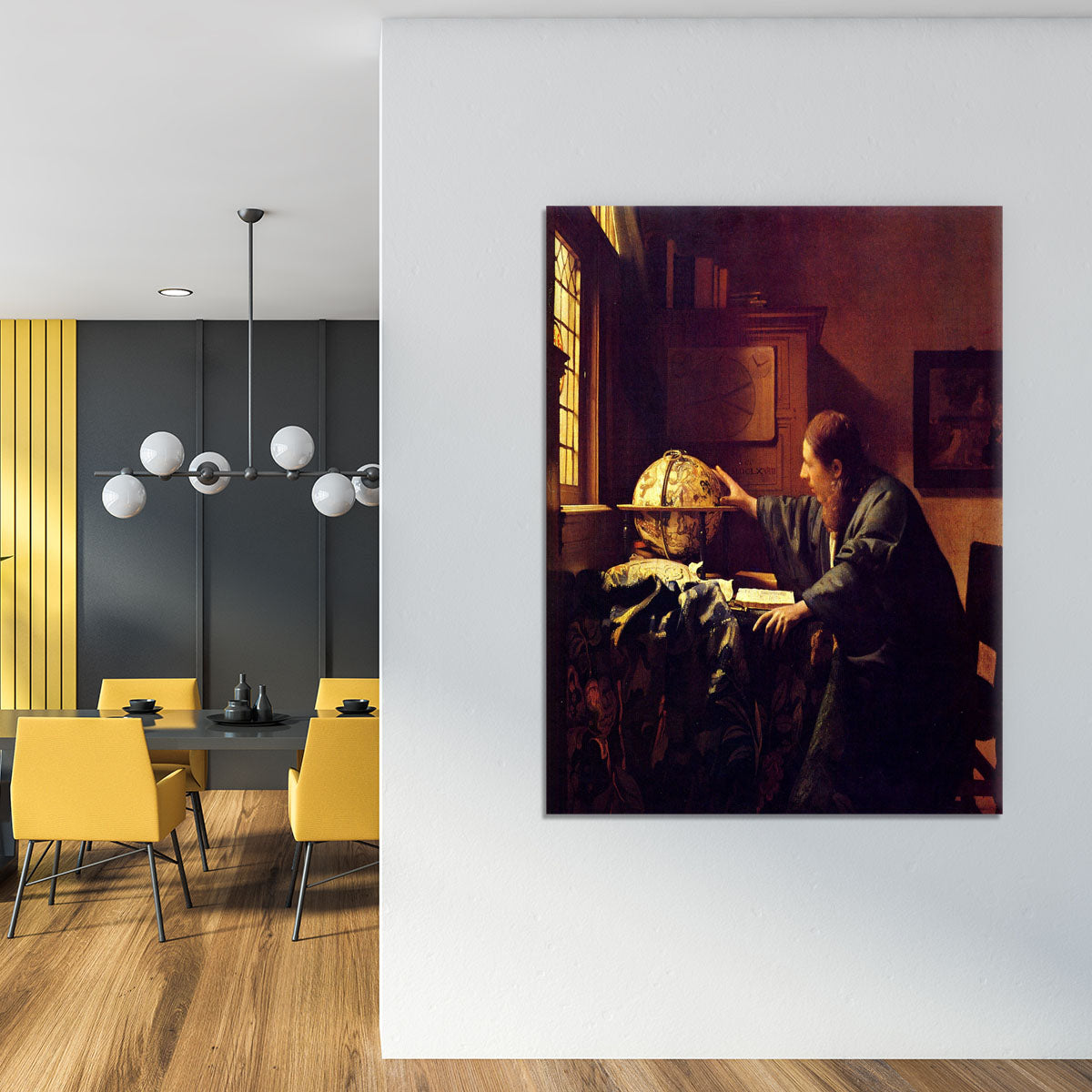 The astronomer by Vermeer Canvas Print or Poster - Canvas Art Rocks - 4
