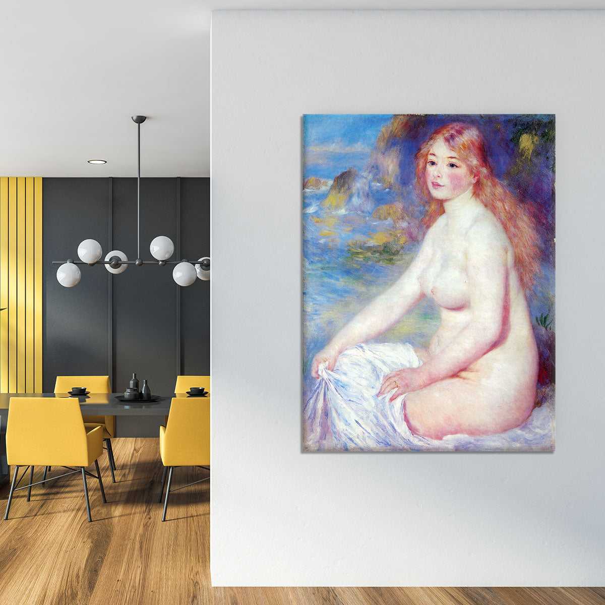 The blond bather 1 by Renoir Canvas Print or Poster - Canvas Art Rocks - 4