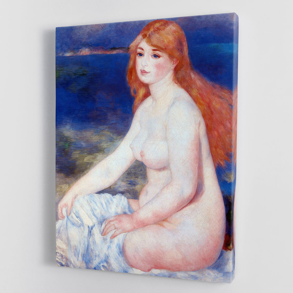 The blond bather 2 by Renoir Canvas Print or Poster - Canvas Art Rocks - 1