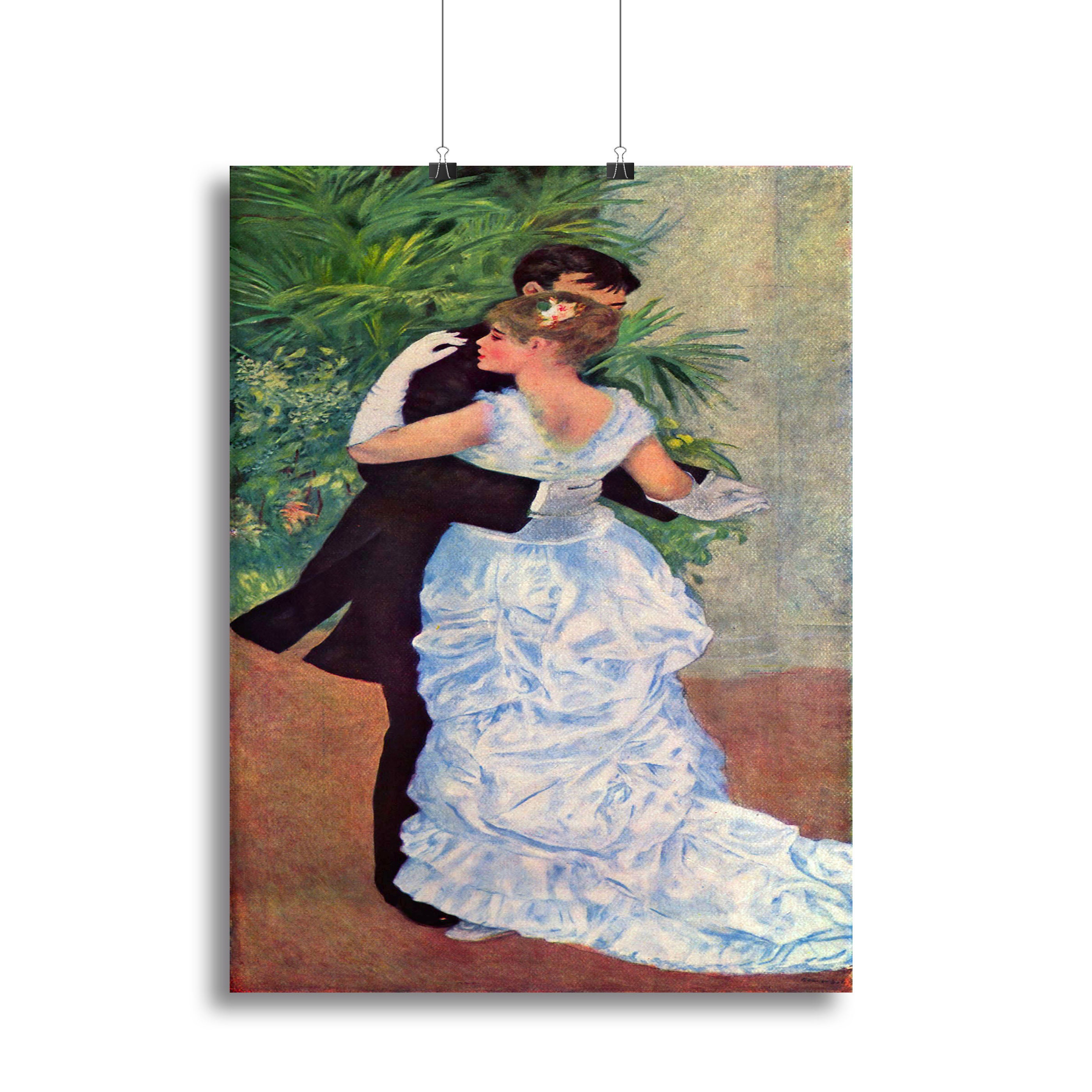 The dance in the city by Renoir Canvas Print or Poster - Canvas Art Rocks - 2