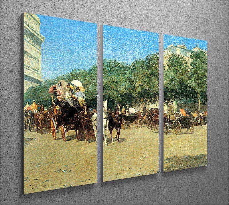 The day of the Grand Prize 1 by Hassam 3 Split Panel Canvas Print - Canvas Art Rocks - 2