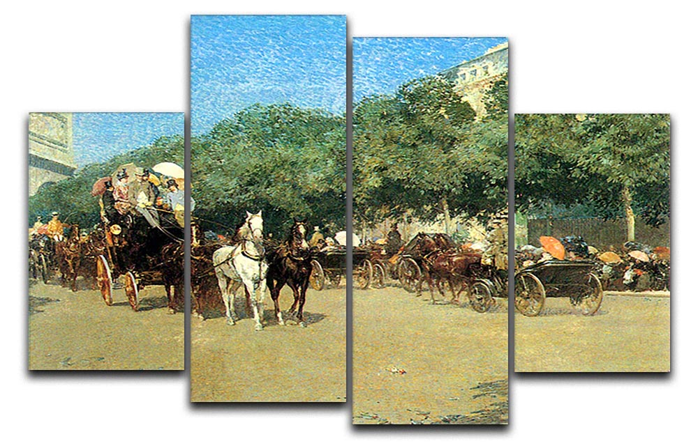 The day of the Grand Prize 1 by Hassam 4 Split Panel Canvas - Canvas Art Rocks - 1