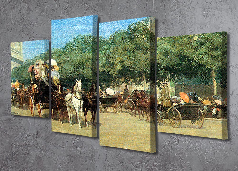 The day of the Grand Prize 1 by Hassam 4 Split Panel Canvas - Canvas Art Rocks - 2