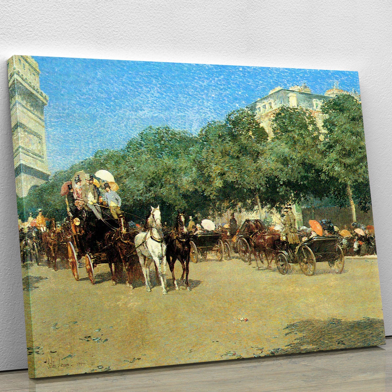 The day of the Grand Prize 1 by Hassam Canvas Print or Poster - Canvas Art Rocks - 1