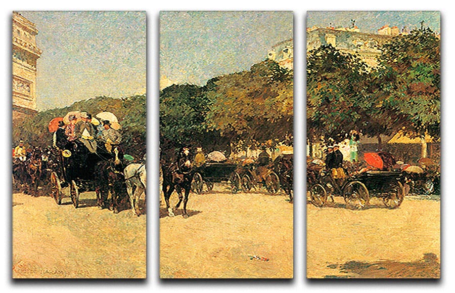 The day of the Grand Prize 2 by Hassam 3 Split Panel Canvas Print - Canvas Art Rocks - 1