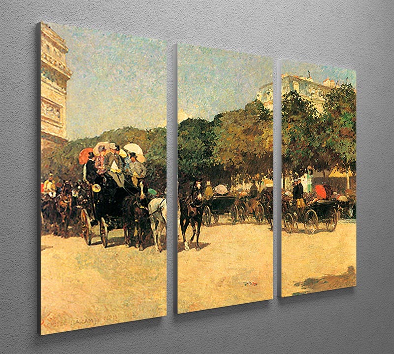 The day of the Grand Prize 2 by Hassam 3 Split Panel Canvas Print - Canvas Art Rocks - 2