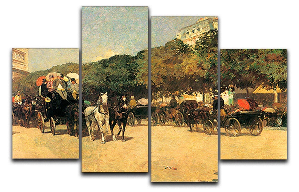 The day of the Grand Prize 2 by Hassam 4 Split Panel Canvas - Canvas Art Rocks - 1