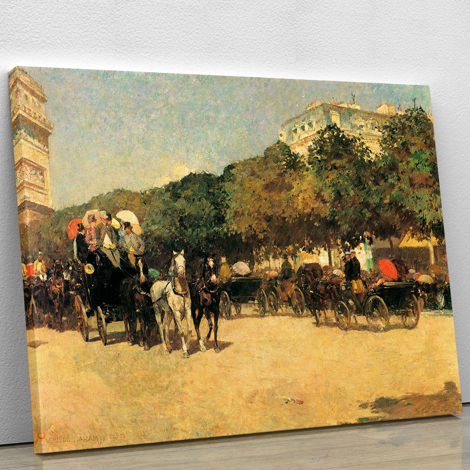 The day of the Grand Prize 2 by Hassam Canvas Print or Poster - Canvas Art Rocks - 1