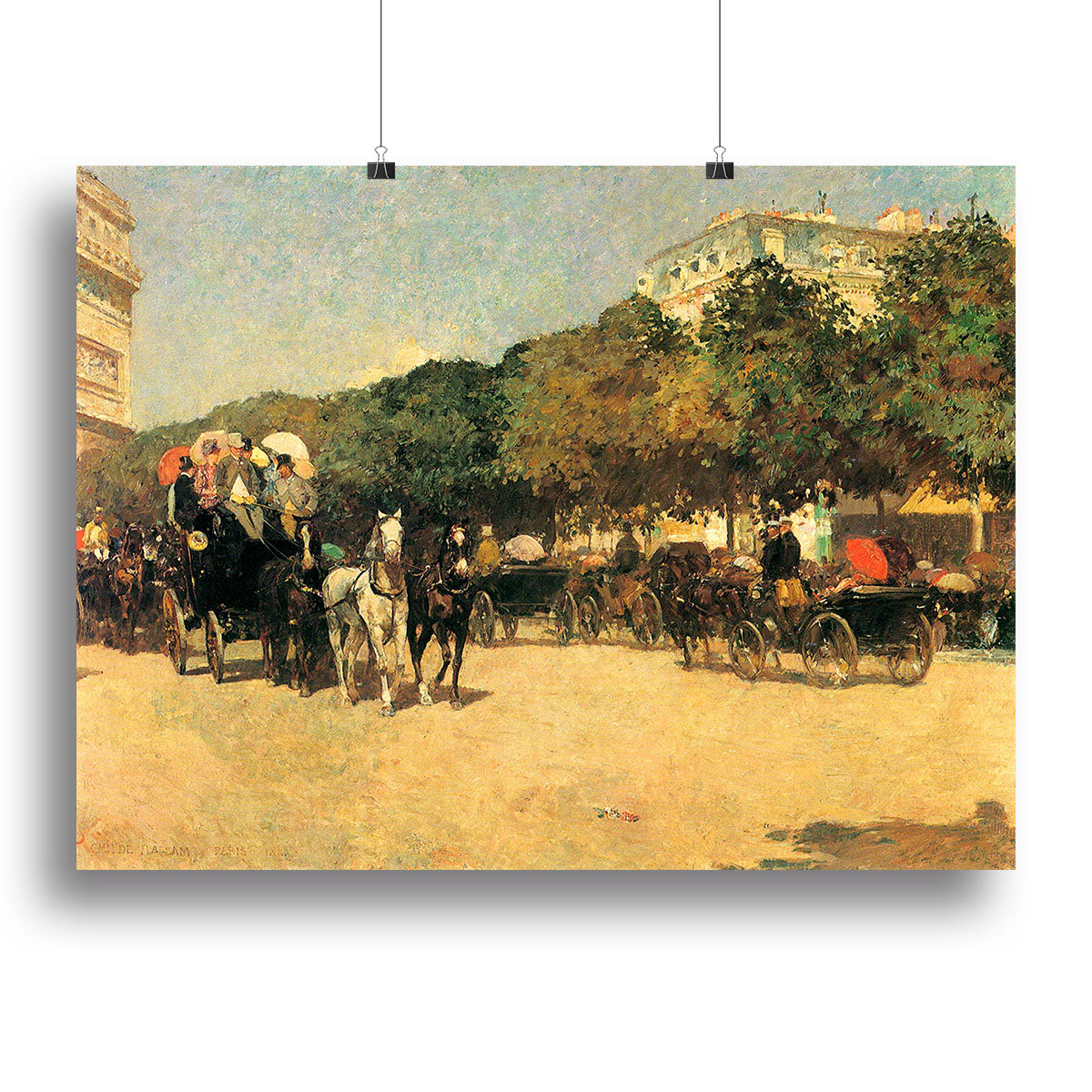 The day of the Grand Prize 2 by Hassam Canvas Print or Poster - Canvas Art Rocks - 2