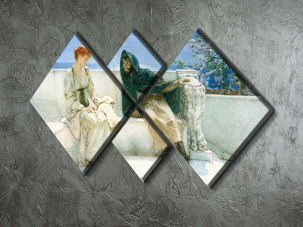 The explaination by Alma Tadema 4 Square Multi Panel Canvas - Canvas Art Rocks - 2