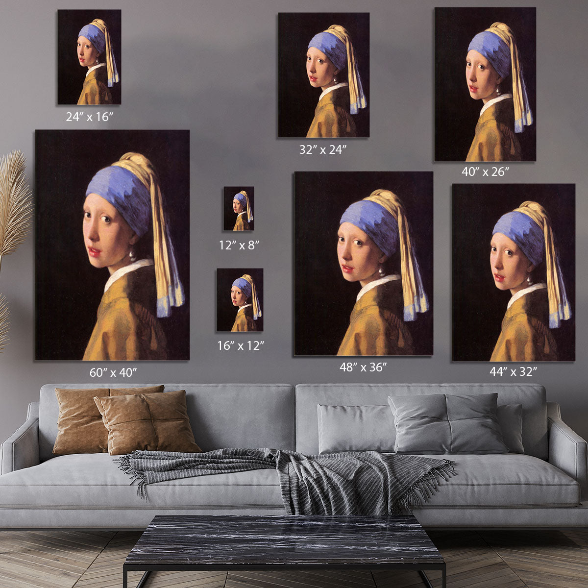 The girl with the pearl earring by Vermeer Canvas Print or Poster - Canvas Art Rocks - 7