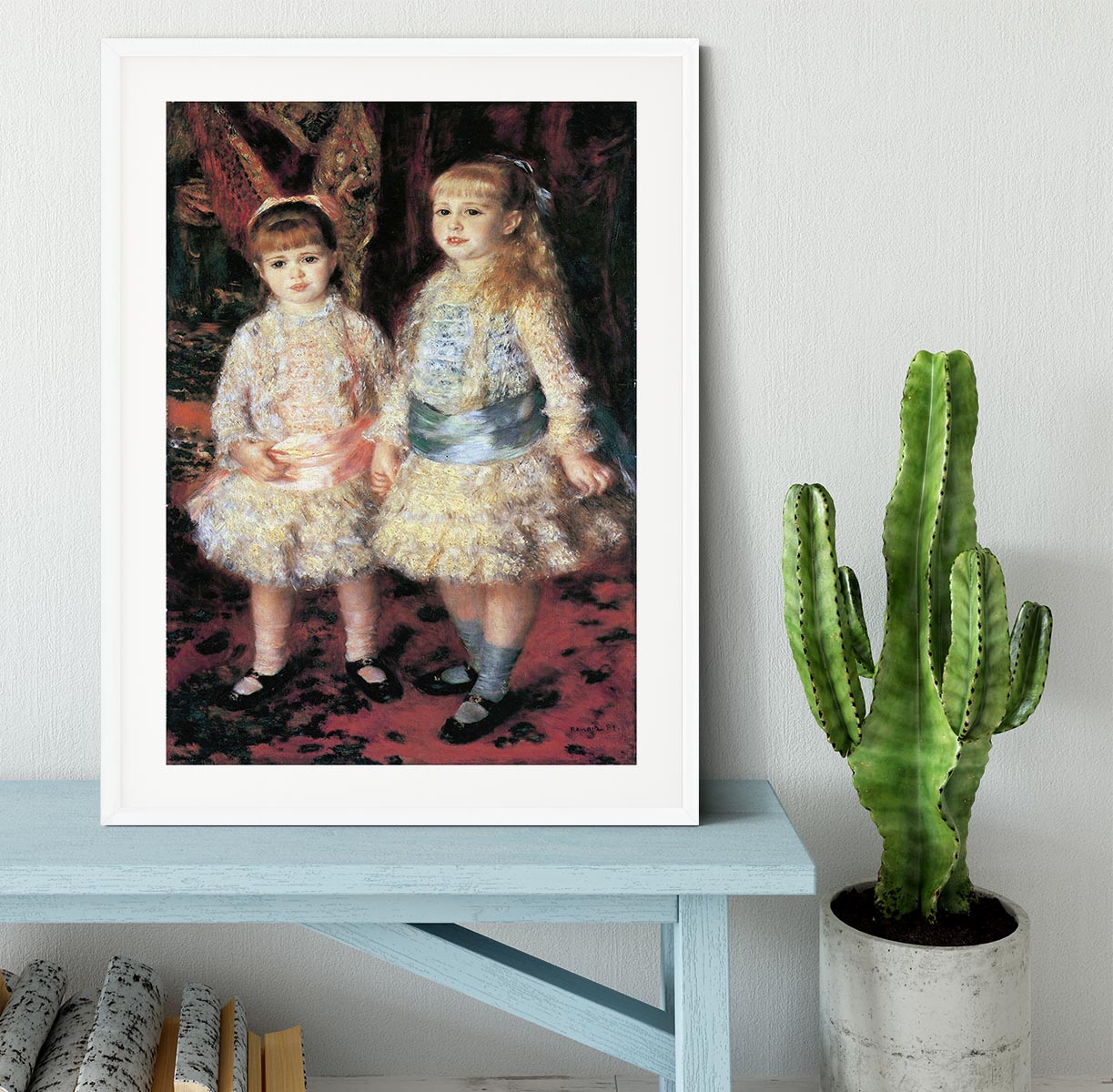 The girls Cahen dAnvers by Renoir Framed Print - Canvas Art Rocks - 5