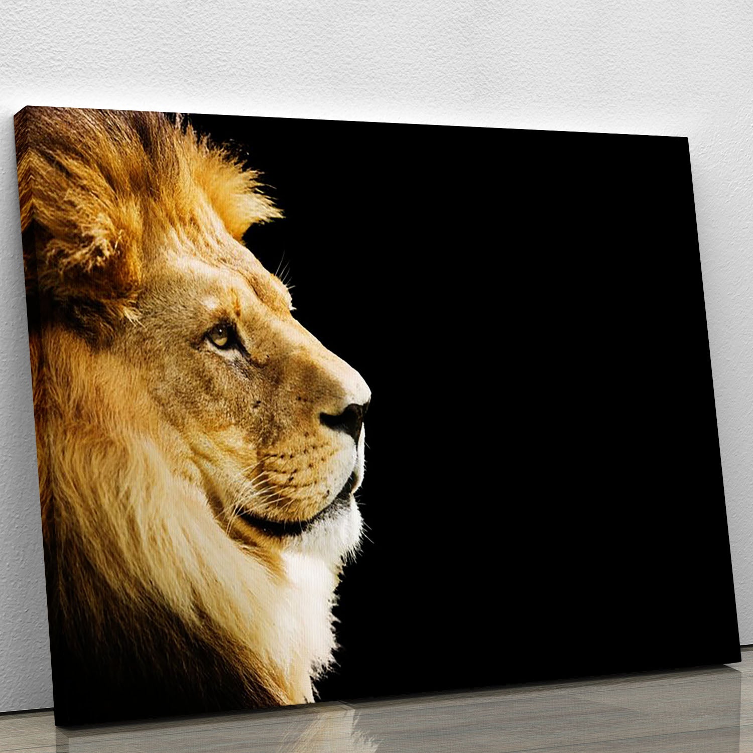 The king of all animals portrait Canvas Print or Poster - Canvas Art Rocks - 1