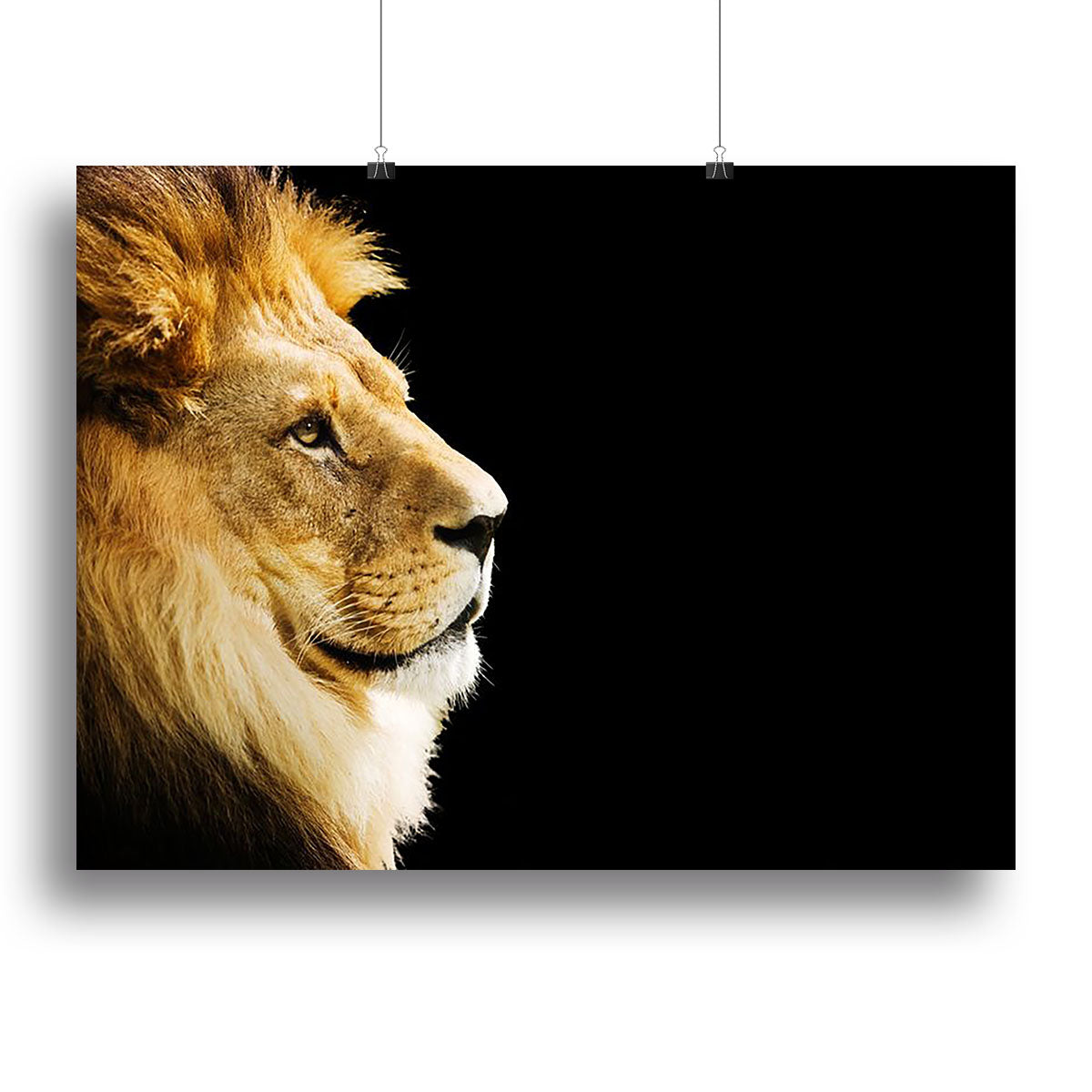 The king of all animals portrait Canvas Print or Poster - Canvas Art Rocks - 2