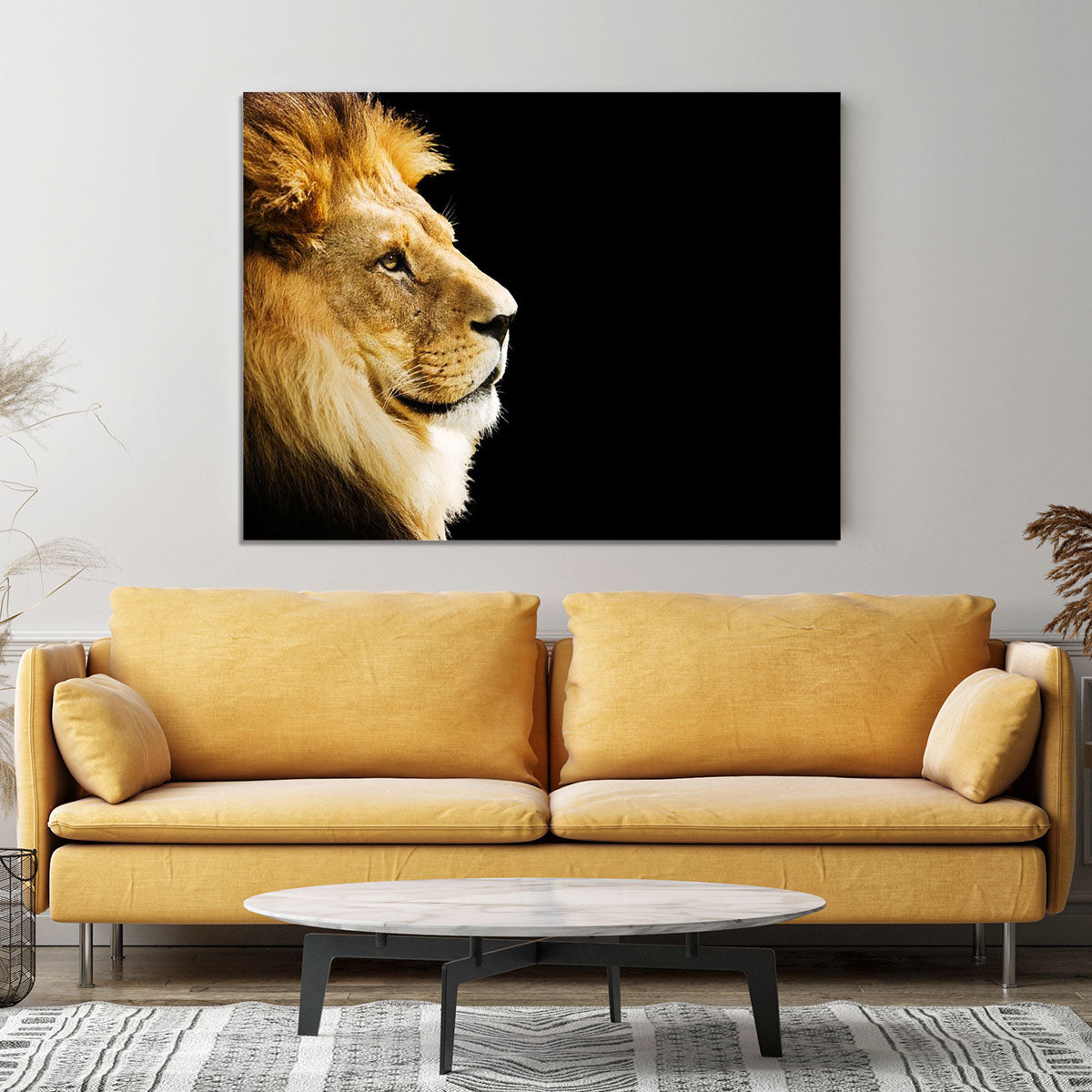 The king of all animals portrait Canvas Print or Poster - Canvas Art Rocks - 4