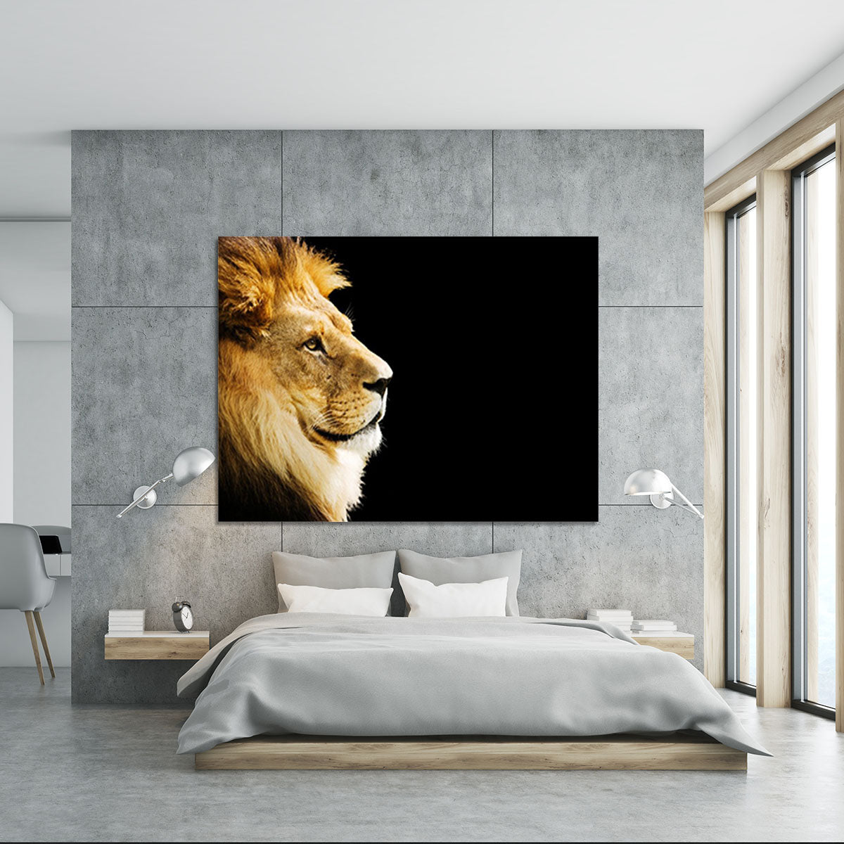 The king of all animals portrait Canvas Print or Poster - Canvas Art Rocks - 5