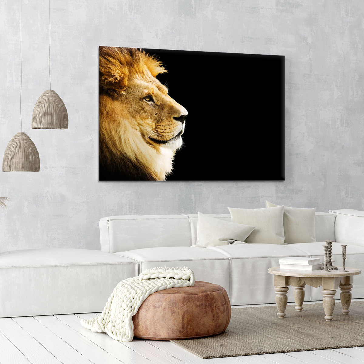 The king of all animals portrait Canvas Print or Poster - Canvas Art Rocks - 6