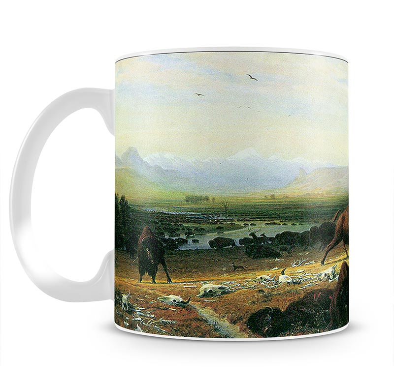 The last Buffalo by Bierstadt Mug - Canvas Art Rocks - 1
