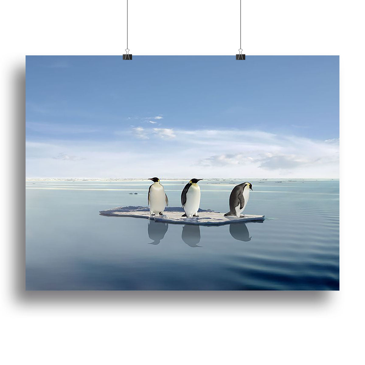 The last penguin survivers Canvas Print or Poster - Canvas Art Rocks - 2