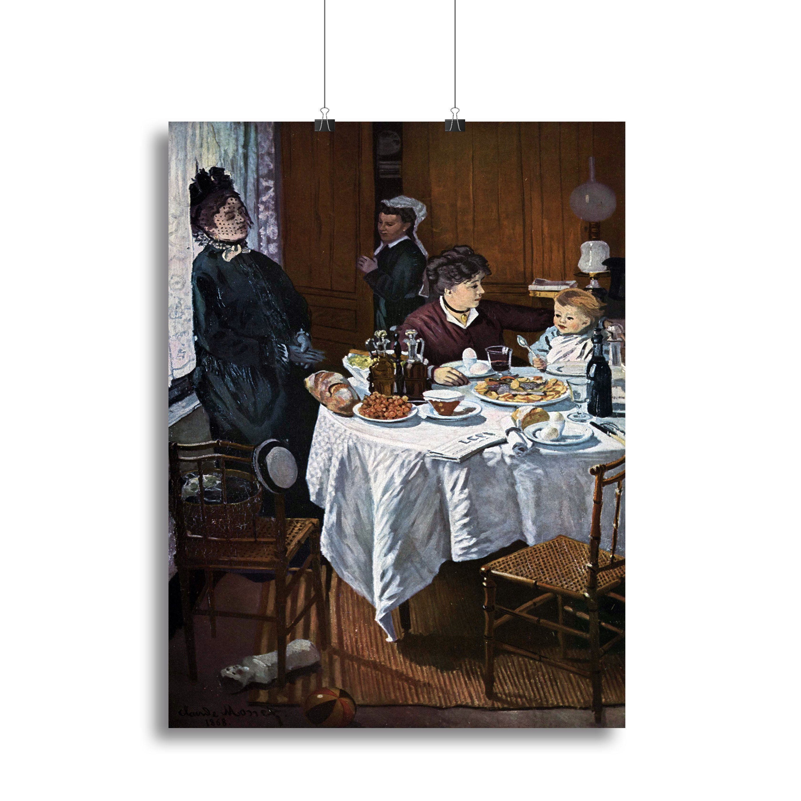 The lunch 1 by Monet Canvas Print or Poster - Canvas Art Rocks - 2